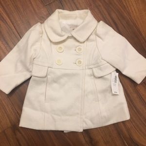 Baby girl Old Navy Pea Coat. 6-12 months.